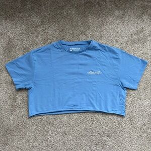 Blue Alphalete Crop Top